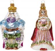 Набор елочных игрушек Король и принцесса 15 см 2 шт./уп.