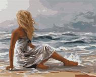 Картина по номерам Прикосновение моря BS52230 40x50 см Brushme