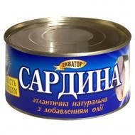 Сардини Екватор з добавленням олії №8 335 г
