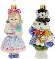Набор елочных игрушек Алиса и Кролик 2 шт./уп.