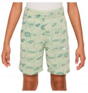 Шорты Nike K NS CLUB FT SHORT AOP FN8743-371 р. M зеленый