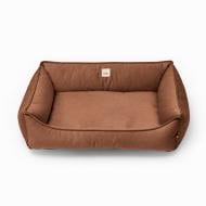 Лежак PETBED Комфорт XL 90x65 см h-24 см велюр коричневый