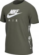 Футболка Nike M NSW TEE AIR HBR 2 DA0933-325 р.S оливковый