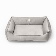 Лежак PETBED Комфорт XL 90x65 см h-24 см велюр серый