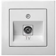 Розетка TV Liregus Epsilon білий ITVL-1-01 E/B