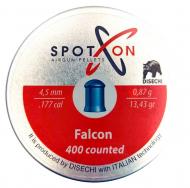 Пули пневматические Spoton Falcon (4.5 мм, 0.87 гр, 400 шт.)