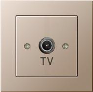 Розетка TV Liregus Epsilon шампань ITVL-1-01 E/Ch