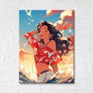 Картина на холсте В ритме волн 30x40 см Brushme FNK0120218 Картина на холсте В ритме волн 30x40 см Brushme FNK0120218