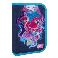 Пенал одинарный с двумя клапанами HP-04 Caramel Girl YES мультиколор