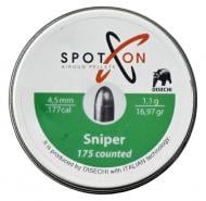 Пули пневматические Spoton Sniper (4.5 мм, 1.1 гр, 175 шт.)