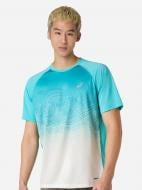 Футболка Asics ROAD FADE SS TOP 2011D512-402 р.M бирюзовый