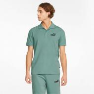 Футболка Puma ESS Pique Polo 58667550 р.L зеленый