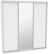 Шкаф-купе виват В 216 ДОМ ДСП 210x60x240 мм белый двери / зеркало / ДСП Шкаф-купе виват В 216 ДОМ ДСП 210x60x240 мм белый двери / зеркало / ДСП