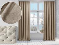 Штора Лен-Блекаут 200х260 см темно-бежевый Di&Di Штора Лен-Блекаут 200х260 см темно-бежевый Di&Di