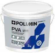Клей ПВА Polimin модифицированный поливинилацетатный 3 кг