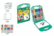 Набір для малювання в кейсі з міні-фломастерами (washable) та папером Crayola 04-5227