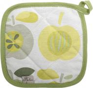 Прихватка "Яблоко большое" 20x20 см зеленый Прованс
