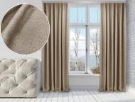Штора Лен-Блекаут 300х270 см темно-бежевый Di&Di