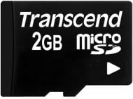 Карта памяти Transcend MicroSD 2GB без SD adapterа (TS2GUSDC)