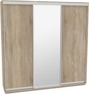 Шафа-купе віват В 236 ДОМ ДСП 230x60x240 мм дуб сонома двері дзеркало ДСП