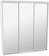 Шкаф-купе виват В 236 ДОМ ДСП 230x60x240 мм белый двери / зеркало