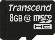 Карта памяти Transcend MicroSDHC 8GB (TS8GUSDC10)