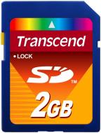 Карта памяти Transcend SD 2GB (TS2GSDC)