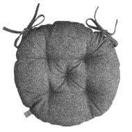 Подушка на стул ORO серая круглая La Nuit