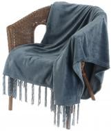 Плед Fringe 140x180 см аква La Nuit