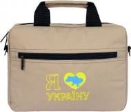 Сумка для ноутбука Porto LoveUkraine 12" beige (PN12LB_LoveUkr)