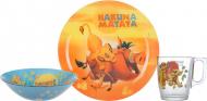 Набір дитячого посуду Disney Lion King 3 предмета (P9345) Luminarc