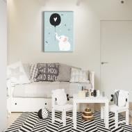 Картина на холсте Слоненок с воздушным шаром 75x100 см Brushme FNK0121103 Картина на холсте Слоненок с воздушным шаром 75x100 см Brushme FNK0121103