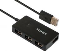 Концентратор Vinga USB2.0 to 4хUSB2.0 HUB (VHA2A4)