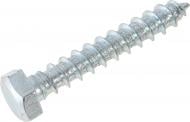 Винт для дерева шестигранная головка оцинкованная сталь 8x200 мм 50 шт. цинк Expert Fix