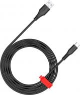 Кабель Canyon Onwire 18TP USB-A to USB-C 18W TPE 2 м черный (CNS-AC18SC20B)