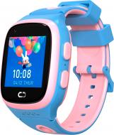 Смарт-часы Canyon ZEFIR KW-49 E-SIM 4G GPS Pink-Blue (CNE-KW49PB)