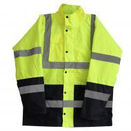 Куртка сигнальная с капюшоном Oxford 300D р. XXL 50555 желтый