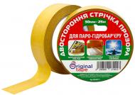 Двостороння клейка стрічка для паро- й гідробар'єра 30 мм х 25 м прозора ORIGINAL TAPE