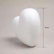 Заготовка пенопластовая Сердце 15 см 743116 15 шт. Santi