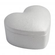 Заготовка пенопластовая Шкатулка Сердце 18 см 743103 1 шт. Santi