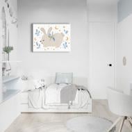 Картина на холсте Зайчонок во сне 50x60 см Brushme FNK0121502 Картина на холсте Зайчонок во сне 50x60 см Brushme FNK0121502