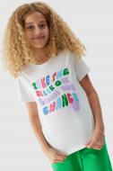 Футболка 4F TSHIRT F0826 4FJAW23TTSHF0826-10S р.128 белый