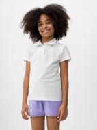 Поло 4F TSHIRT F1148 4FJWSS24TTSHF1148-10S р.140 белый Поло 4F TSHIRT F1148 4FJWSS24TTSHF1148-10S р.140 белый