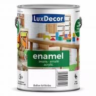 Емаль акрилова LuxDecor Сніжно білий мат 2,2 л