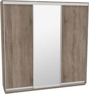 Шкаф-купе виват ВН 266 ДОМ ДСП 260x60x240 мм дуб сонома трюфель двери / зеркало / ДСП Шкаф-купе виват ВН 266 ДОМ ДСП 260x60x240 мм дуб сонома трюфель двери / зеркало / ДСП