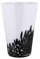 Ваза стеклянная Wrzesniak Glassworks Confetti опал 35 см черный