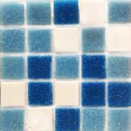 Плитка Vivacer Мозаїка Glmix 100 блакитна 32,7x32,7