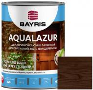 Лазурь Bayris Aqualazur Коричневый мат 0,75 л