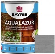 Лазурь Bayris Aqualazur Серый мат 0,75 л