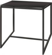 Стіл журнальний Куб 450 антрацит/чорний 450x450x465 мм Commus